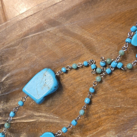 Turquoise Beaded Necklace from Chicos - Picture 4 of 4